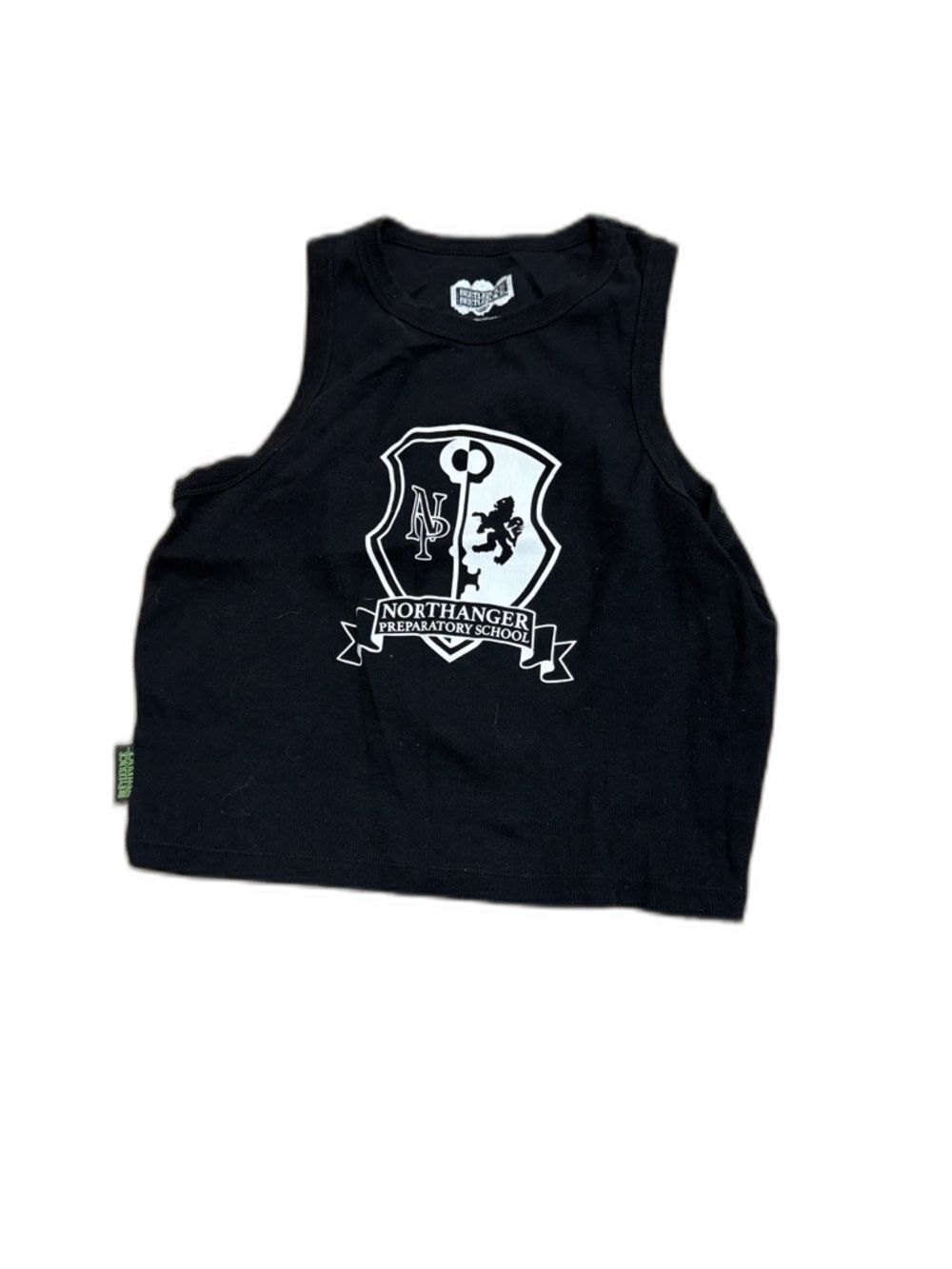 Northanger Preparatory School Black Graphic Tank Top